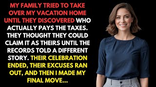 My Family Tried To Take Over My Vacation Home—Until They Discovered Who Actually Pays The Taxes.