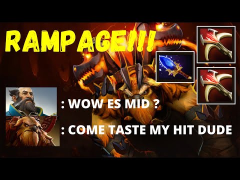 MAD SHAKER DAEDALUS + BATTLE FURY EARTHSHAKER 1 HIT KILL RAMPAGE 7.26C | Dota 2 BEST GUIDE 2020