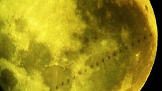 preview picture of video 'ISS Transits Supermoon, 6 May 2012'