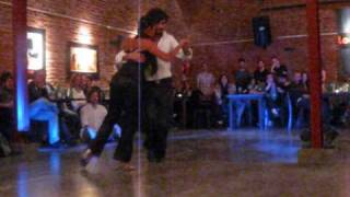 Bruno Tombari y Ma. Angeles Caamaño en LOCA!