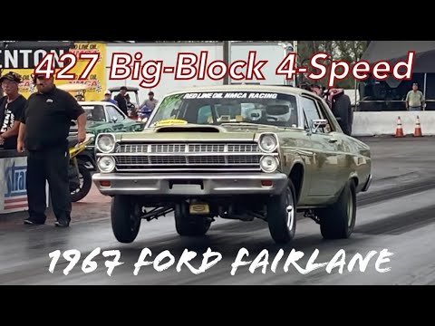 Sleeper 1967 Fairlane 427 Big-Block, 4-Speed Goes 10s All-Motor!
