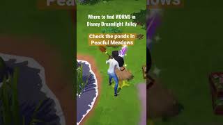 Where to find Worms in Disney Dreamlight Valley Nintendo Switch #shorts