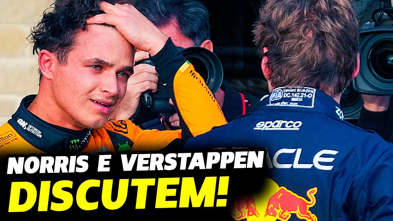 VERSTAPPEN E NORRIS DISCUTEM EM BRIEFING SOBRE DISPUTA, MAS SEM EXALTAÇÕES | FÓRMULA 1 | GP EM CASA