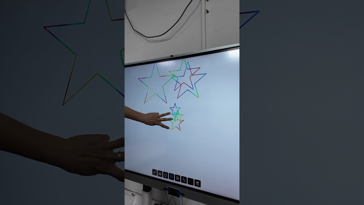 20 points touch,4K #classroomenvironment #interactivewhiteboard #interactiveflatpanel #smartboards