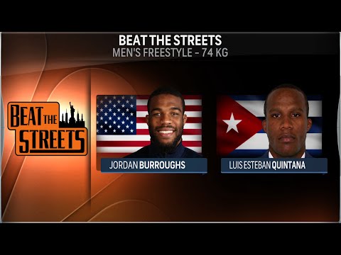 2015 Beat the Streets - Jordan Burroughs ( USA ) vs Luis Esteban Quintana ( Cuba ) - Freestyle 74KGS