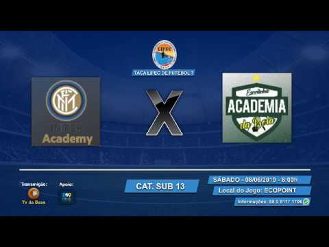 Jogo: INTER ACADEMY x ACADEMIA DA BOLA