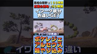 【色違い】イワークオヤブンの色違いをゲットした日