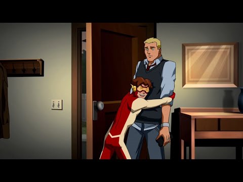 Barry Allen conhece Impulso (seu neto do Futuro) | DUBLADO (PT-BR) Justiça Jovem 2x06