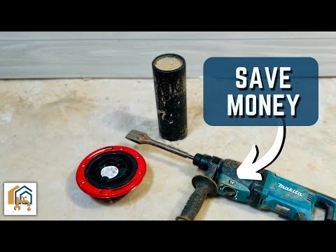 How To Install A Brand New Toilet Flange On Concrete Slab