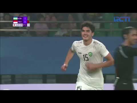 Asian Games 2022 Hangzhou Football Men's Round of 16 Uzbekistan 2-0 Indonesia EXT