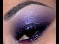 Easy Purple Smokey eyeshadow Tutorial!!! 