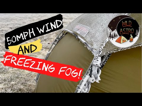 HILLEBERG SOULO BL | 50+MPH Winds and Freezing Fog on Pen Y Fan