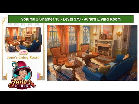 June's Journey - Vol 2 - Chapter 16 - Level 579 - June's Living Room (Complete Gameplay, in order)