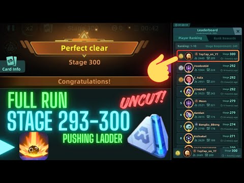 🏆 1st PLACE Run! 🚀 Stages 293–300 (UNCUT) – Final Push | Galaxy Defense