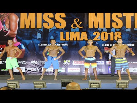 MEN PHYSIQUE SENIOR 1.70 m. – MISS & MISTER LIMA 2018