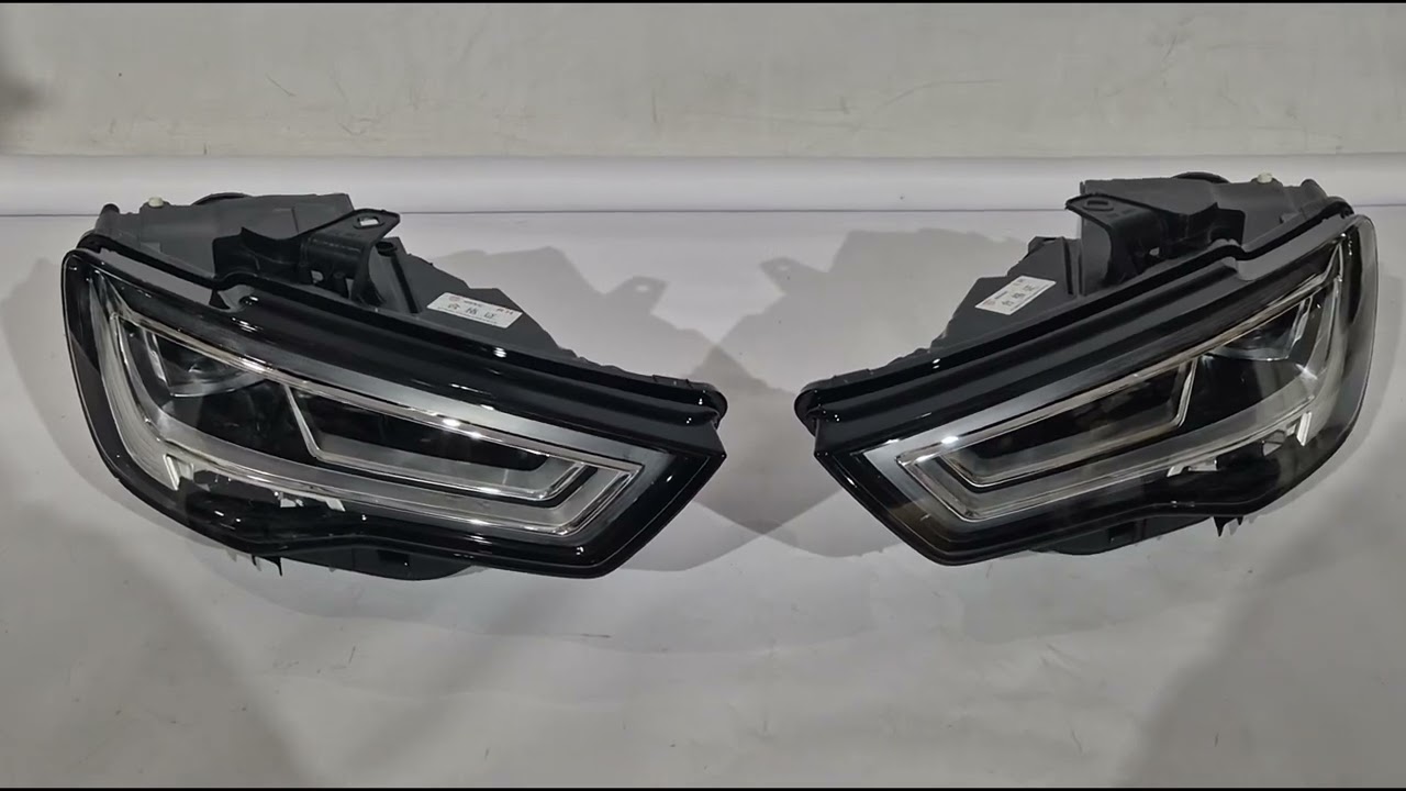 Audi A3 2012–2020 Priekšējie lukturi FullLED (XENON versijai, 2012-2016, 2 gab.) Video 1