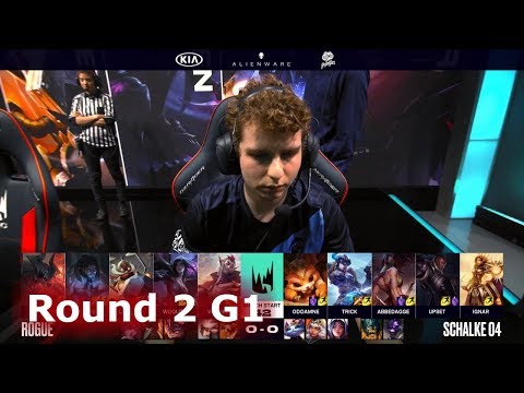 Rogue vs Schalke 04 - Game 1 | Round 2 S9 LEC Summer 2019 Playoffs | S04 vs RGE G1