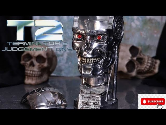 Vídeo relacionado con Terminator Nemesis Now T Caja de Resina (18 cm), Color Plateado