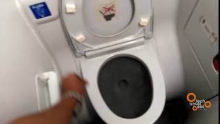How to use toilets in flights?