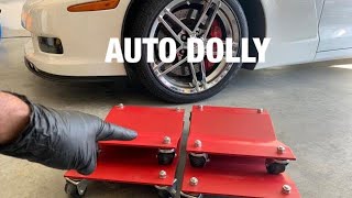 Auto Wheel Dolly - makes moving a car in tight spaces easy!