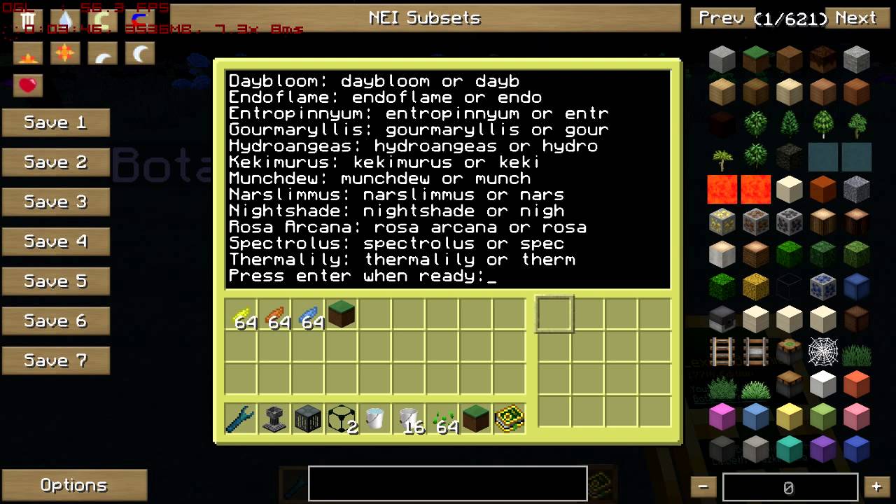 ComputerCraft Program: Botania Flower Crafter