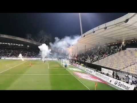 Uporaba pirotehnike, večni derbi