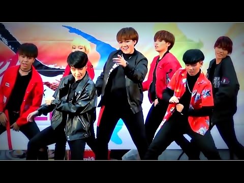 "JUST" cover "Blood Sweat & Tears+Save ME+FIRE" (BTS) @ "The Bright JK Street Cover Dance 2016"