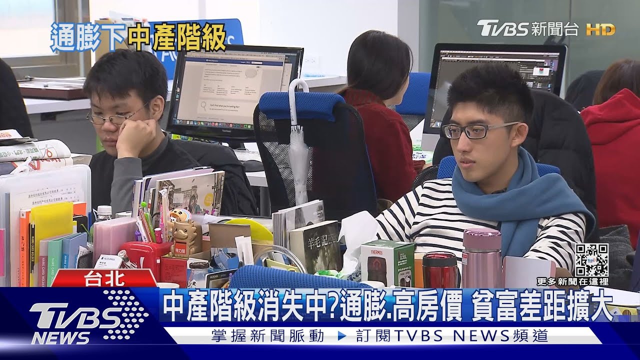 低薪+高房價、乾脆躺平　年輕人恐成無產階級　貧富差距大中產階級消失中