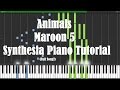 "Animals" - Maroon 5 (Synthesia Piano Tutorial ...