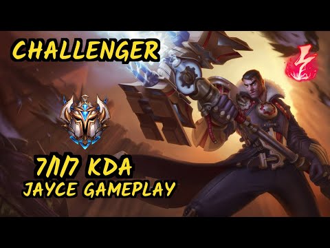 HLE Tempt (JAYCE) vs AKALI  - 7/1/7 KDA MID CHALLENGER GAMEPLAY - KR