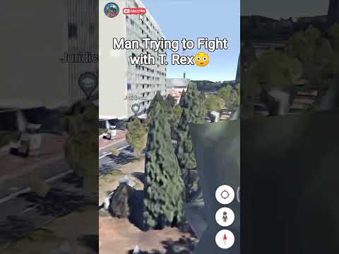 OMG,😱 T. Rex🦖 On Google Earth #shorts #googleearth