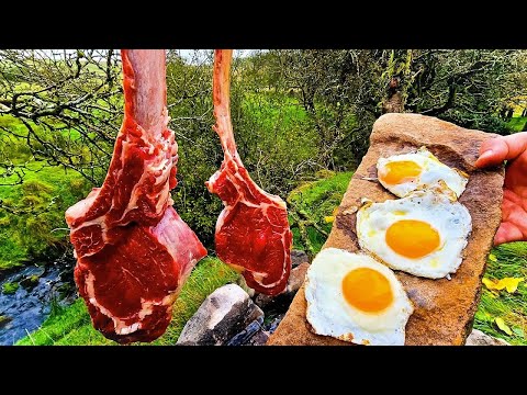 Primitive Gourmet Wild Meats | Cooking Over Open Flames in the Wilderness
