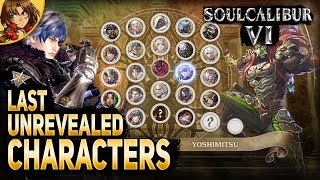 SoulCalibur 6 Last Unrevealed Characters Speculation Final Roster
