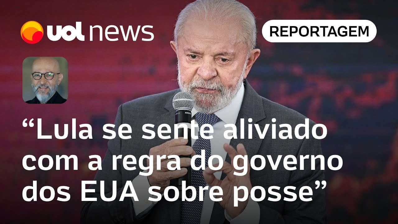 Governo Lula se sente aliviado por não ter que ir à posse de Trump, diz Josias de Souza