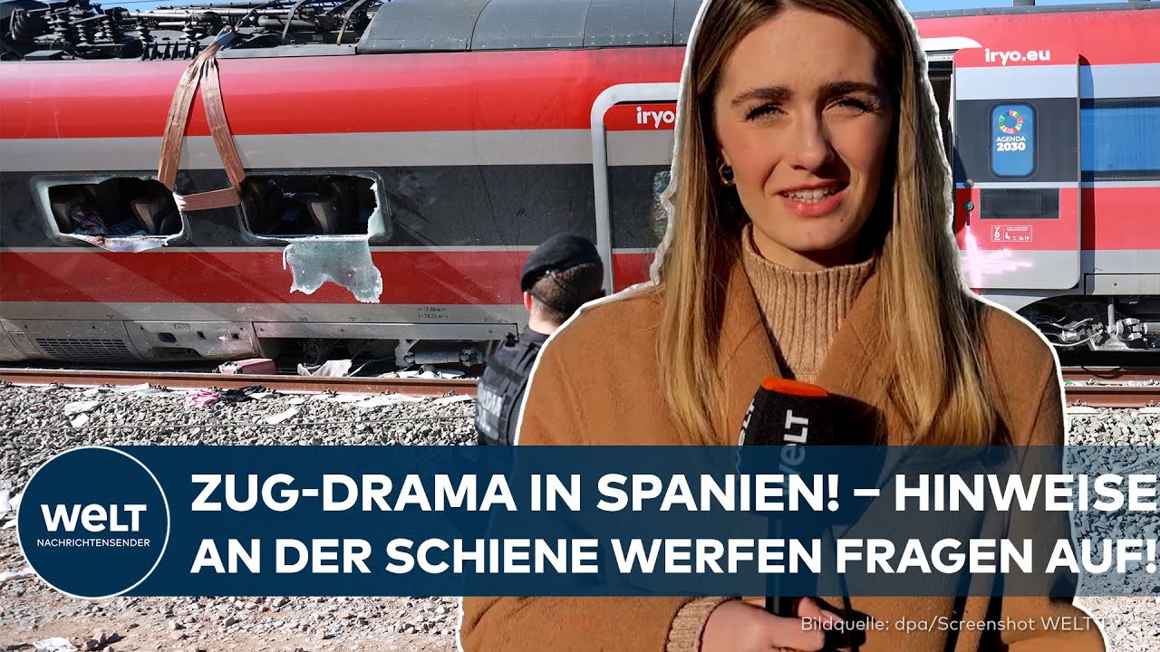 ZUG-DRAMA IN SPANIEN: War Sabotage im Spiel? – Hinweise an der Schiene werfen Fragen auf!