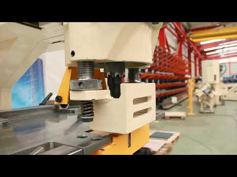 Punzonado de alas arriba en perfiles - Geka