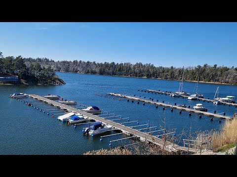 Trem suburbano sueco Nynäshamn-Estocolmo no verão #pendeltåg #cabview #summer #sl #train