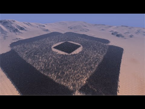 100,000 ORCS VS 10,000 U.S. WW2 SOLDIERS - Ultimate Epic Battle Simulator UEBS