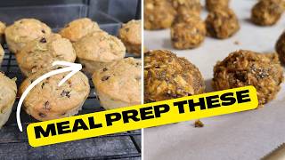 2 Healthy Meal Prep Snacks For School or Work!
