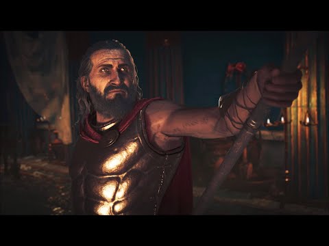 Assassin's Creed Odyssey - Leonidas Clash with the Cult of Kosmos in Sparta 4K 60FPS ULTRA HD