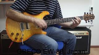 Video thumbnail for GRECO EW-88, Japan (Demo) by P/B Guitars