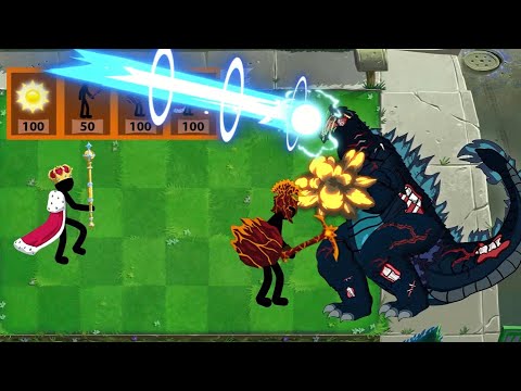 Stick War Leagcy vs Plants vs zombies vs Spartar vs King vs Dr Zomboss animation FULL #EP 10
