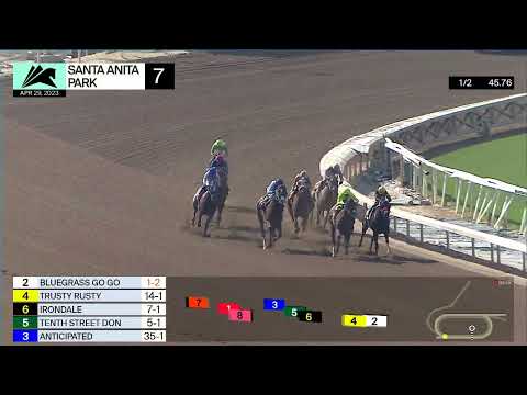 Trusty Rusty wins Race 7 on Saturday, April 29 at Santa Anita Park