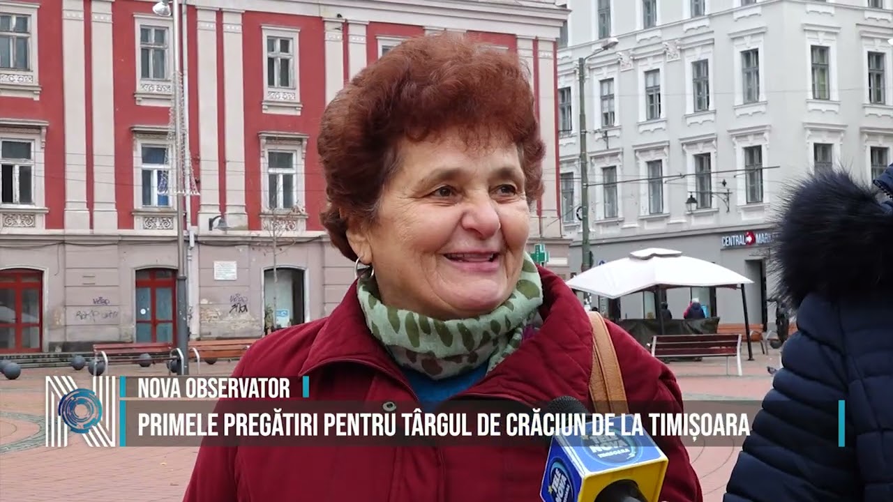PRIMELE PREGĂTIRI PENTRU TÂRGUL DE CRĂCIUN DE LA TIMIȘOARA