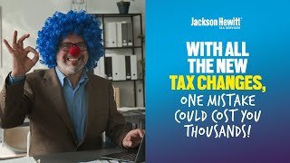 Jackson Hewitt Tax Service Not the Year to Clown Around, Be 100% Certain! (Holiday 2025 Ad Campaign)