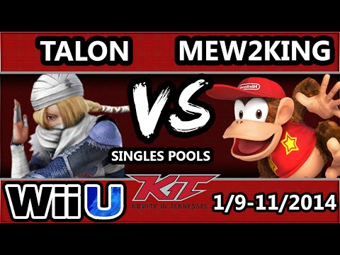 KiT 15 - Talan (Sheik) Vs. IP MVG EMP | Mew2King (DiddyKong) SSB4 Singles Pools - Smash 4 Wii U