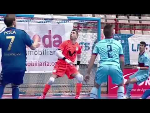 Paradas de Jesús Herrero en el Movistar Inter - Levante UD FS. J6, 1Div