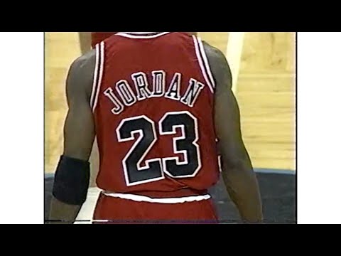 Michael Jordan Scores 38 Points - “Gone is 45. Back From The Rafters Is 23” 1995 Game 2 Bulls Magic