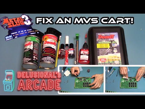 DeOxit Fixed My Neo Geo MVS Cart! [Metal Slug 3]