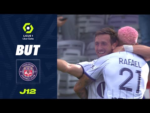 But Brecht Emiel DEJAEGERE (55' - TFC) TOULOUSE FC - RC STRASBOURG ALSACE (2-2) 22/23